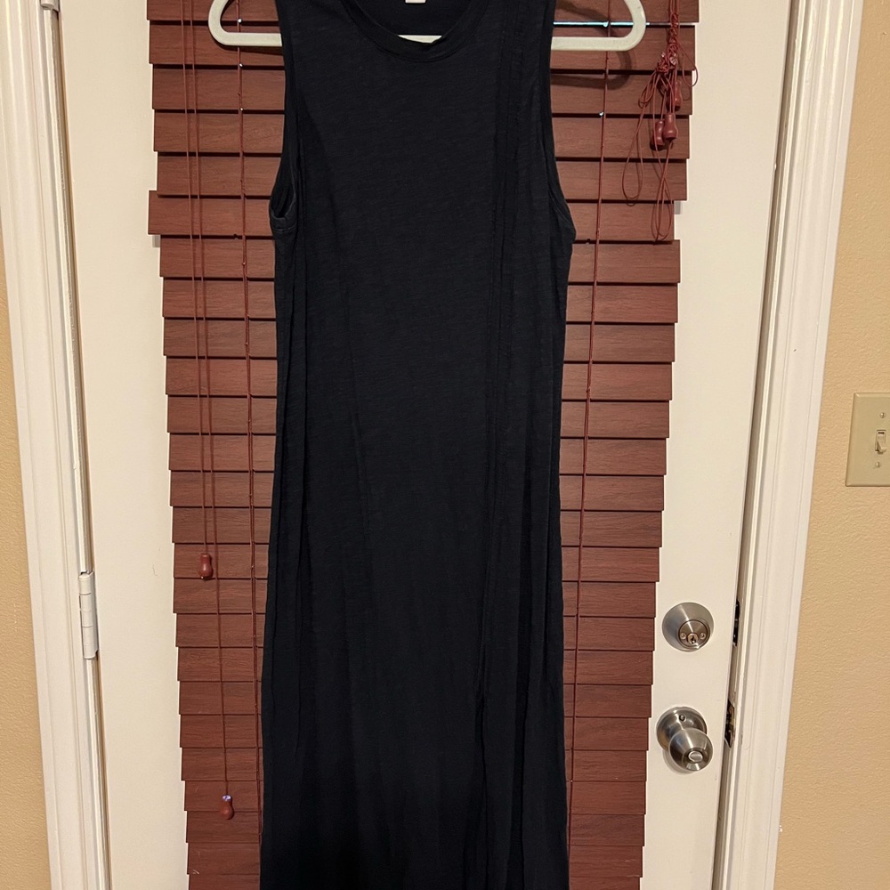 Gianni Bini Navy Cotton Tank Dress